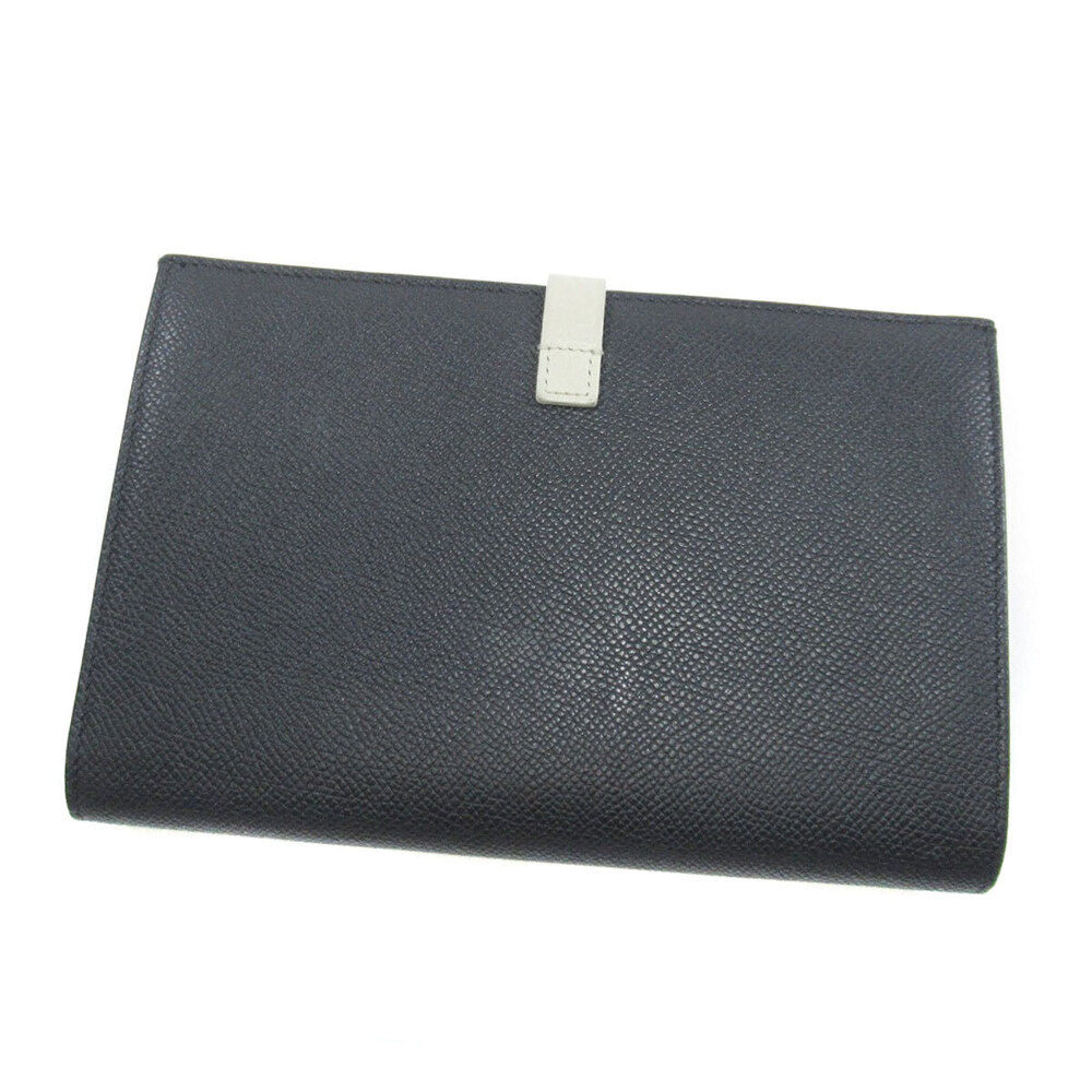 Celine long leather Wallet Black
